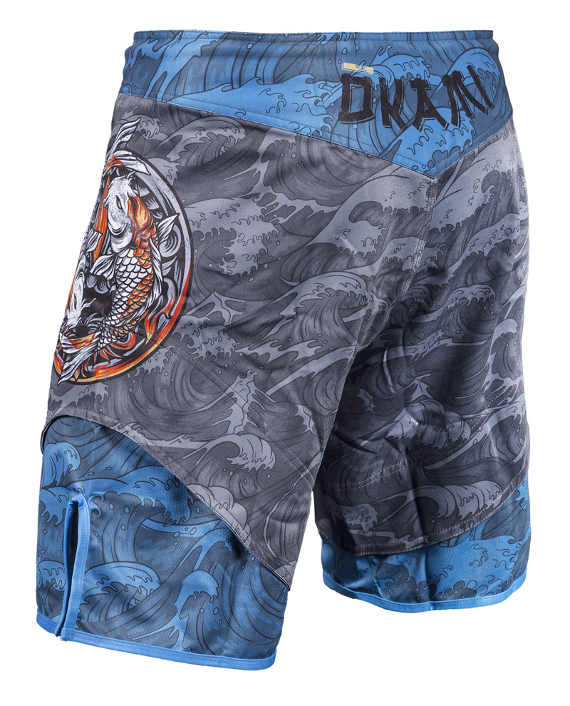 OKAMI FightShorts kois - black